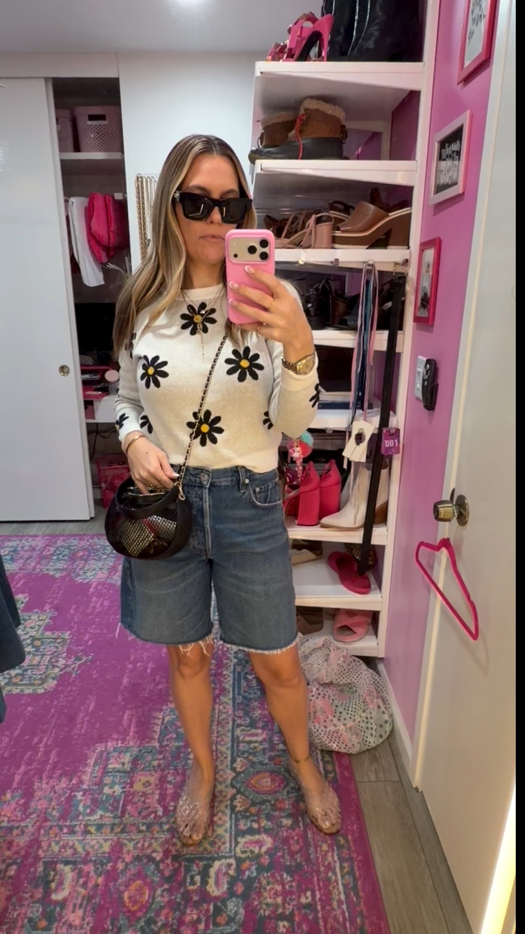 Pre Spring Outfit w/ long shorts☀️

#LTKmomlife #LTKOver40 #LTKootd