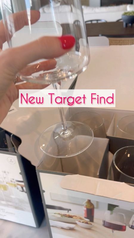Follow @curlsandcashmere and comment SHOP and I’ll send you a direct message for my latest #targethome find! 

How pretty are these new wineglasses I just bought for the lakehouse?🍷🍷🍷
Love the shape and the price point is great. #targethome #targetfinds #wineglasses #kitchenmusthaves #target

#LTKFindsUnder50 #LTKHome #LTKParties