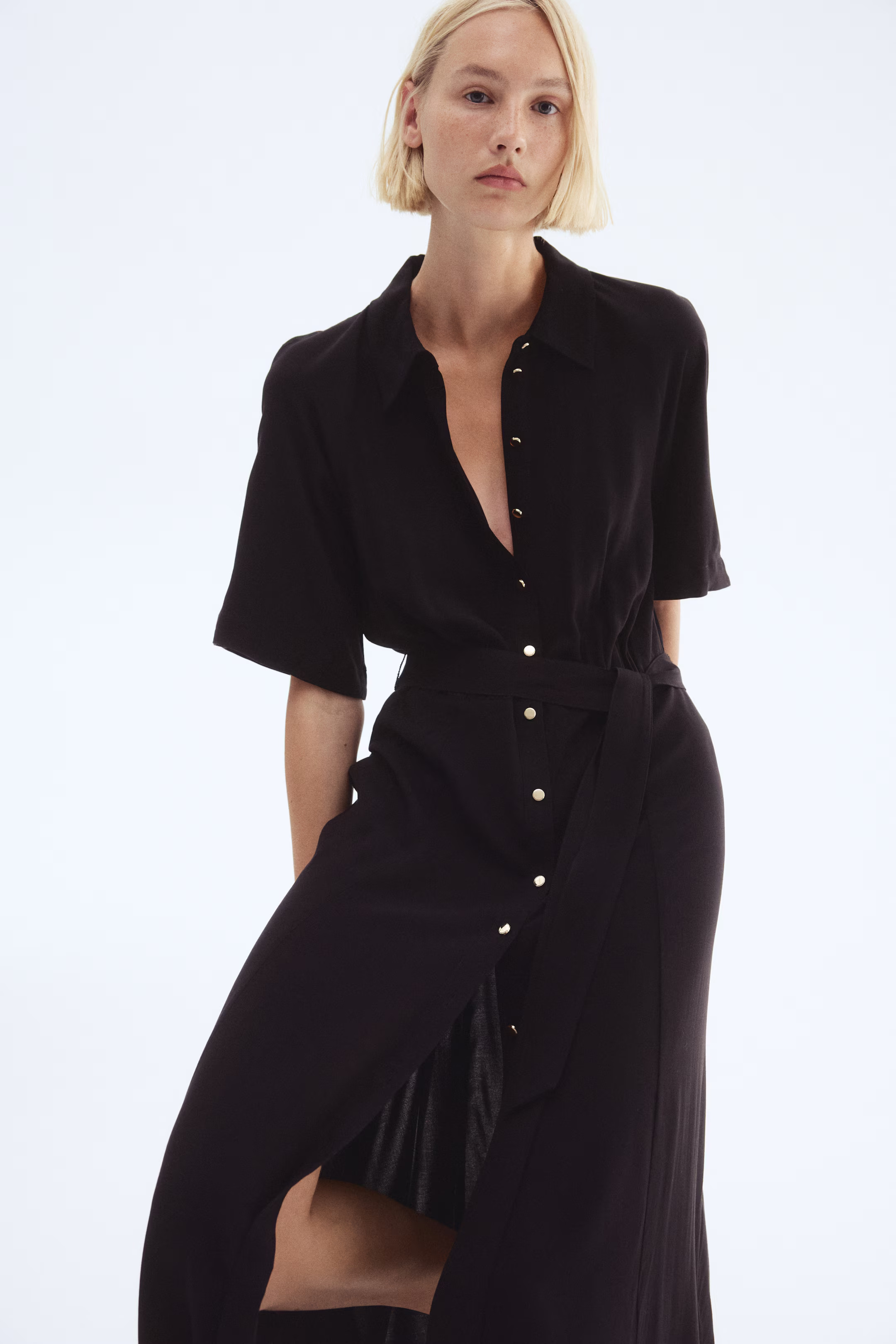 Tie-belt shirt dress | H&M (UK, MY, IN, SG, PH, TW, HK)