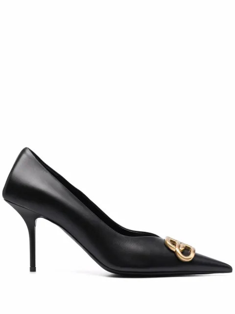 logo-plaque pumps | Farfetch (UK)