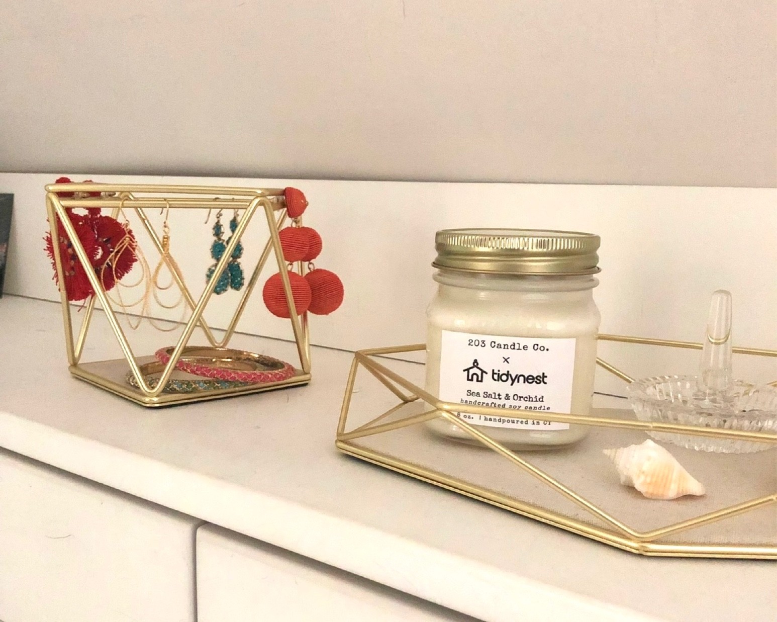 Great for your everyday pieces or your special dainty pieces, this Prisma collection is beautiful to look at and so beautifully displays your jewelry and special pieces. We also love the felt pad on the bottom of the tray to keep the tray from scratching, and items from sliding.

#LTKhome #LTKfamily #LTKunder50