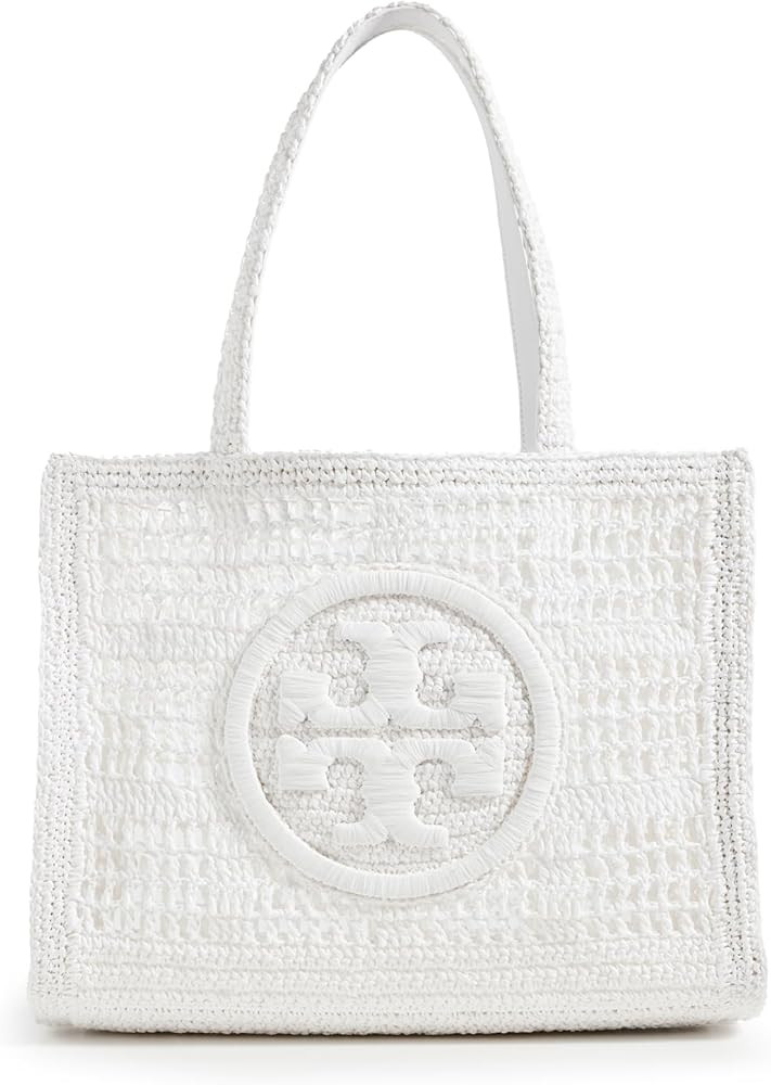 Tory Burch Women's Ella Hand Crocheted Small Tote | Amazon (US)