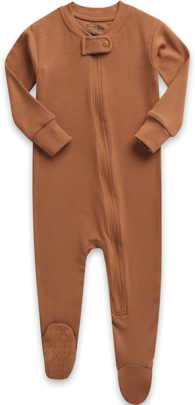 VAENAIT BABY Preemie Infant Boys Girls Footie Pajama Footed Sleep and Play Premium Modal Pajamas ... | Amazon (US)