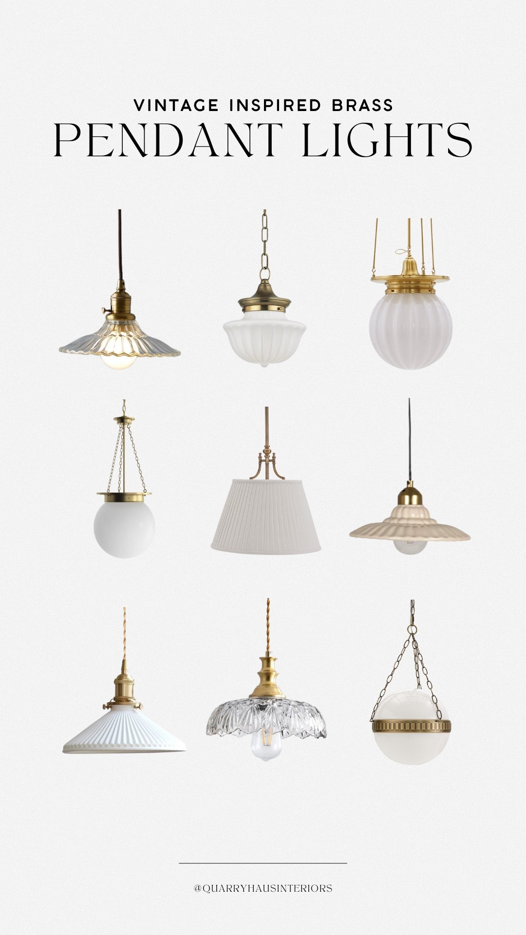 Vintage inspired brass / gold pendant lights for a character filled kitchen ✨ including budget friendly picks starting at $83.99!

#LTKHome #LTKFindsUnder100