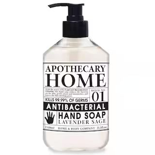 21.5 oz. Lavender Sage Home Apothecary Antibacterial Hand Soap-01HOAHSLAVS - The Home Depot | The Home Depot