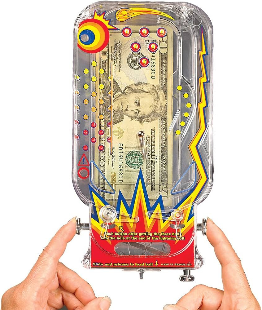 BILZ® Cosmic Pinball | Fun Puzzle Game for Ages 8+ | Easy Setup | Fits Cash, Checks, Tickets, Gi... | Amazon (US)