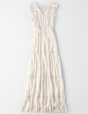 AE Lace Trim Maxi Dress | American Eagle Outfitters (US & CA)