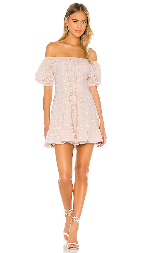 Cleobella Priya Mini Dress in Pink. - size M (also in S) | Revolve Clothing (Global)