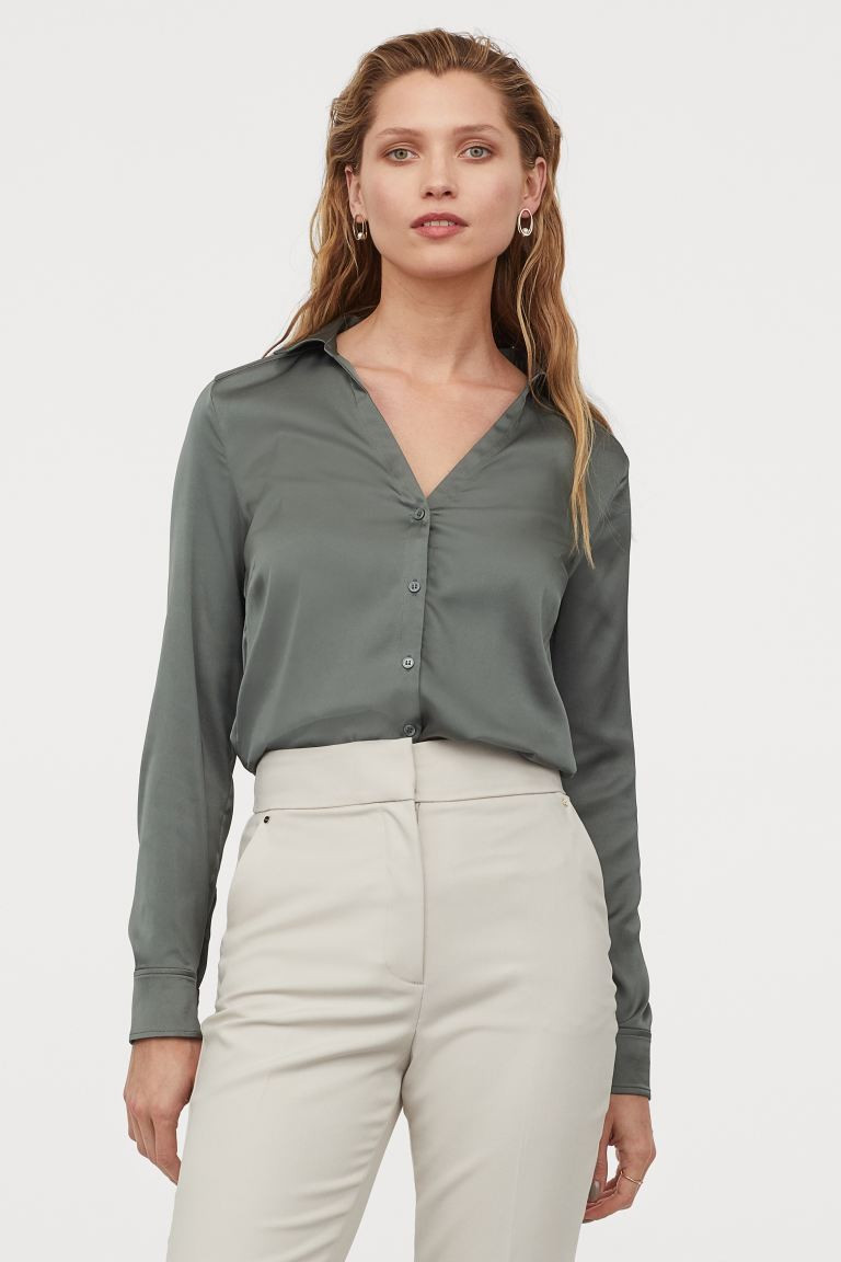 V-neck Blouse | H&M (US + CA)