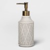 Click for more info about Canby Ceramic Soap Pump Gray - Threshold™