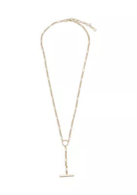 Lucky Brand Toggle Y Necklace, Gold | Belk