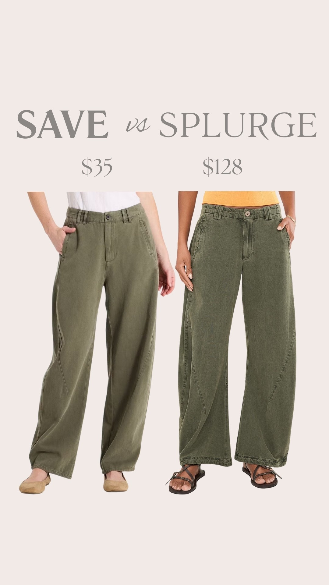 Save vs splurge

#LTKdayinmylife #LTKgrwm #LTKootd