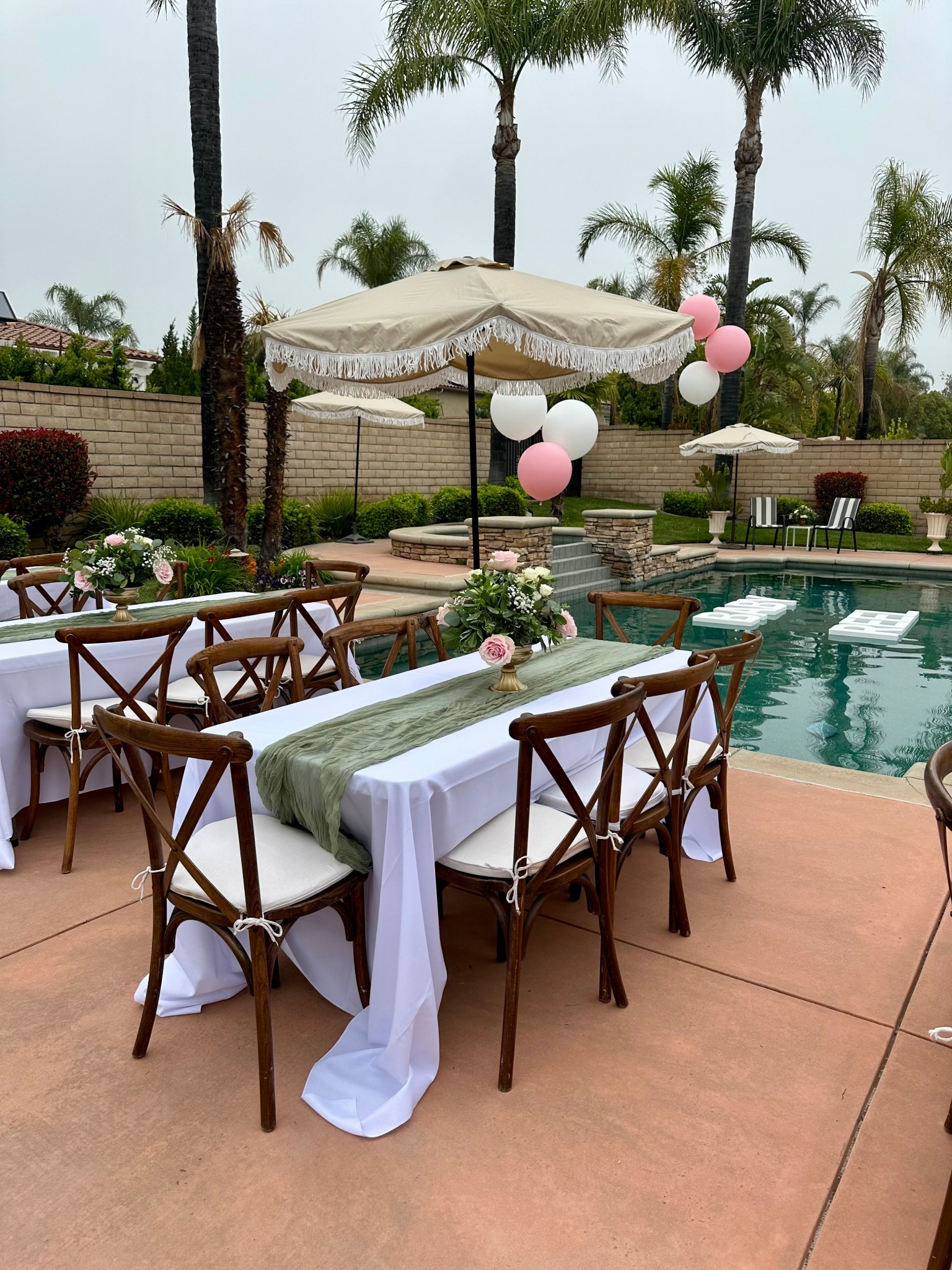 The setup that made me stop and just stare 🥹 Linking the runners + fringe umbrellas for anyone planning a shower or summer party! 

#LTKSeasonal #LTKFindsUnder50 #LTKBump