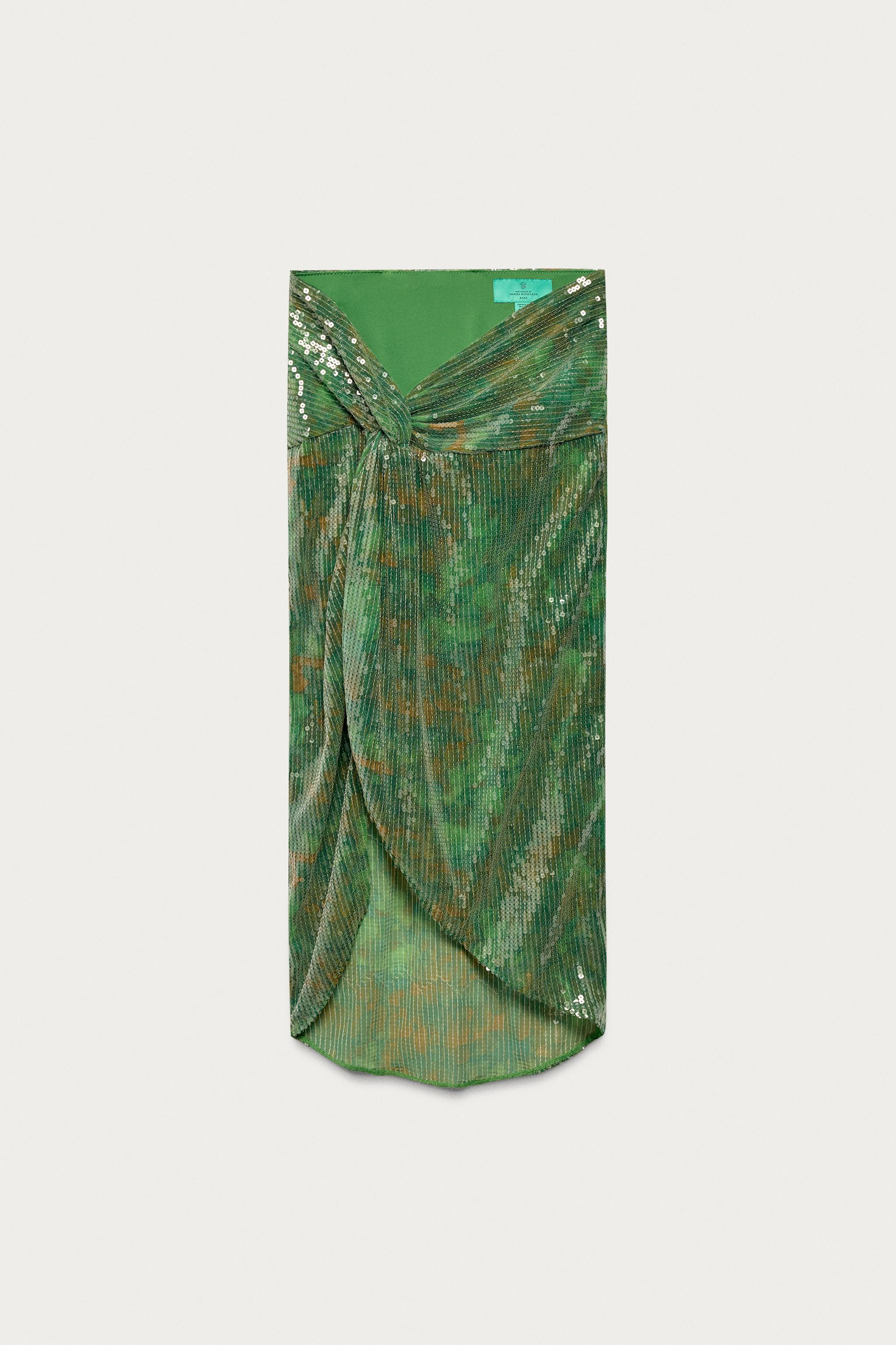SEQUINED KNOT PAREO MARISA BERENSON X ZARA | Zara US
