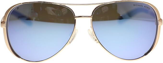 Michael Kors MK5004 Chelsea Polarized Sunglasses Rose Gold w/Purple Mirror (1003/22) MK 5004 1003... | Amazon (US)
