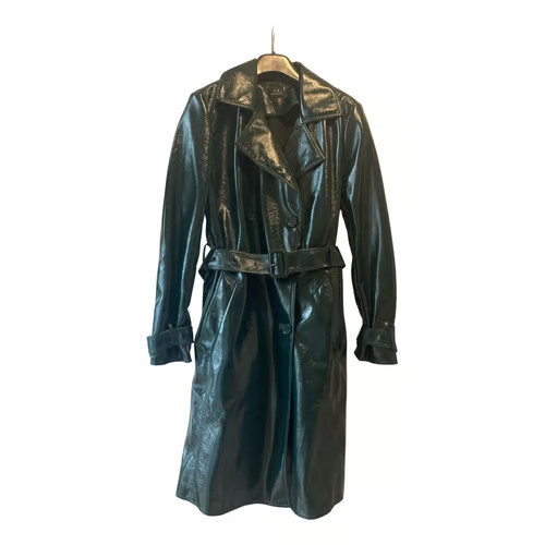 Patent leather trench coatArmani Exchange | Vestiaire Collective (Global)