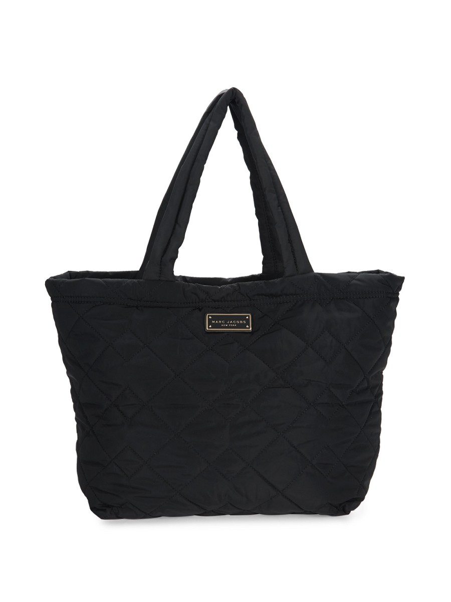 Marc Jacobs Women's Quilted Nylon Tote - Black | Saks Fifth Avenue OFF 5TH