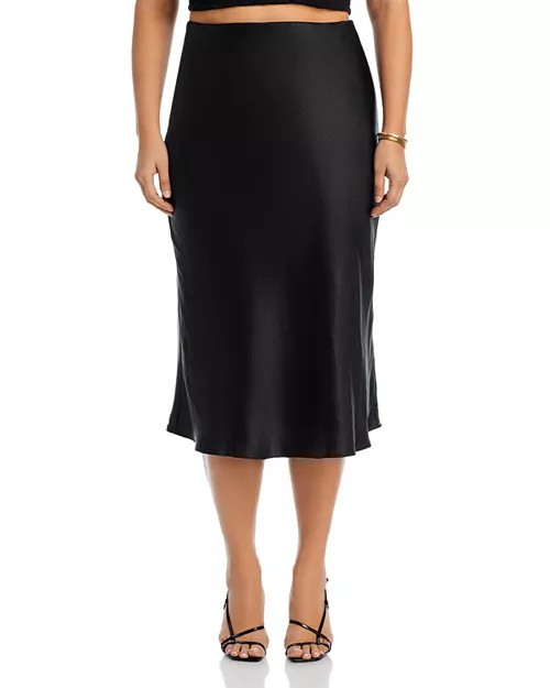 Satin Midi Slip Skirt - Exclusive | Bloomingdale's (US)