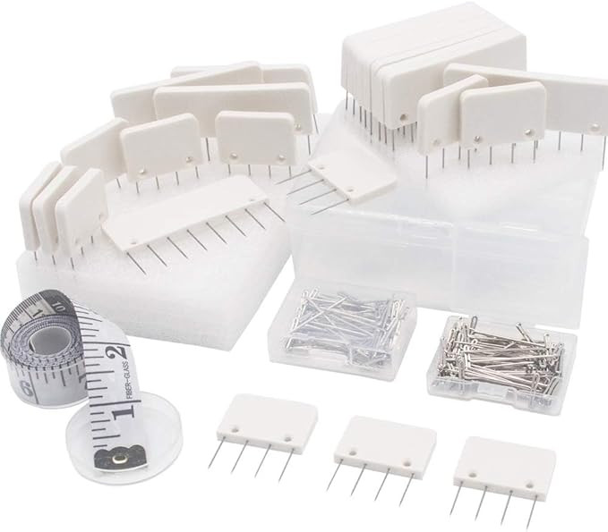 LAMXD Knit Blocking Pins Kit,Knit Blocking Combs – Set of 25 Combs for Blocking Knitting, Croch... | Amazon (CA)