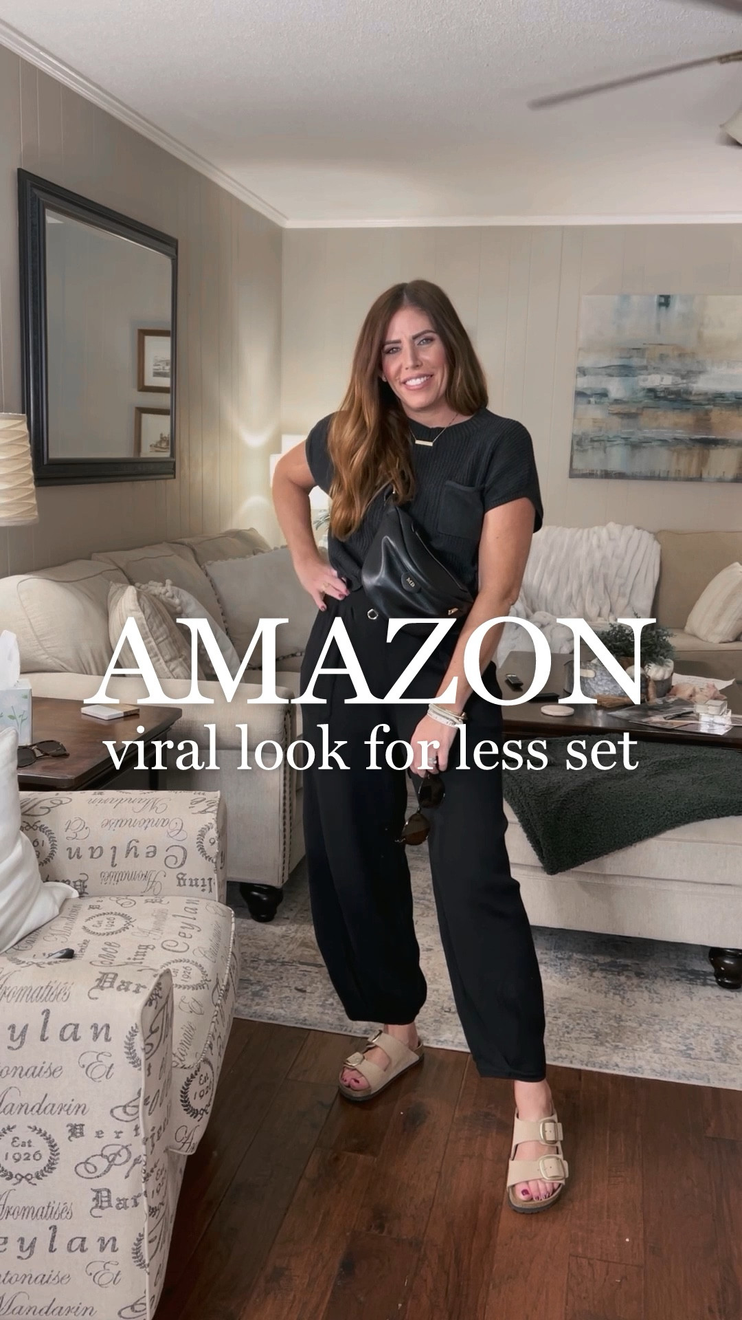 Amazon viral look for less set: pants styled for spring spring

The set is on big spring deal for $39
It is TTS and the fit is perfect! I went with my true size medium

I styled it with this crochet tank also a size medium, my favorite denim jacket (size large), Nisolo leather shopper and old target sandals.

You can save 20% off your purchase at Nisolo with my code DELPHAJEWEL20



#LTKover40 #LTKstyletip #LTKsalealert