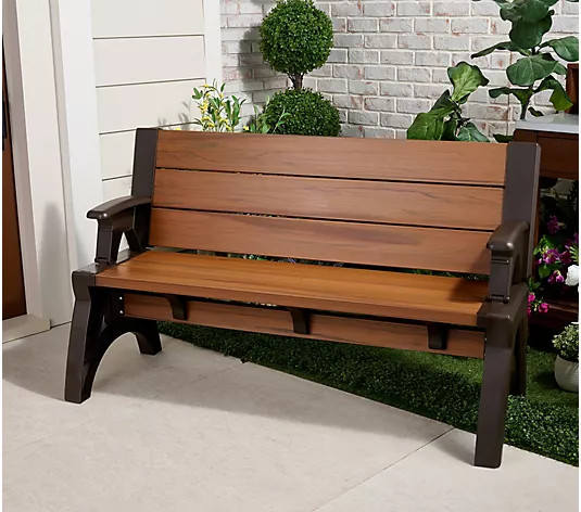 Convert-a-Bench Gen II XL Designer Series Bench-to-Table - QVC.com | QVC