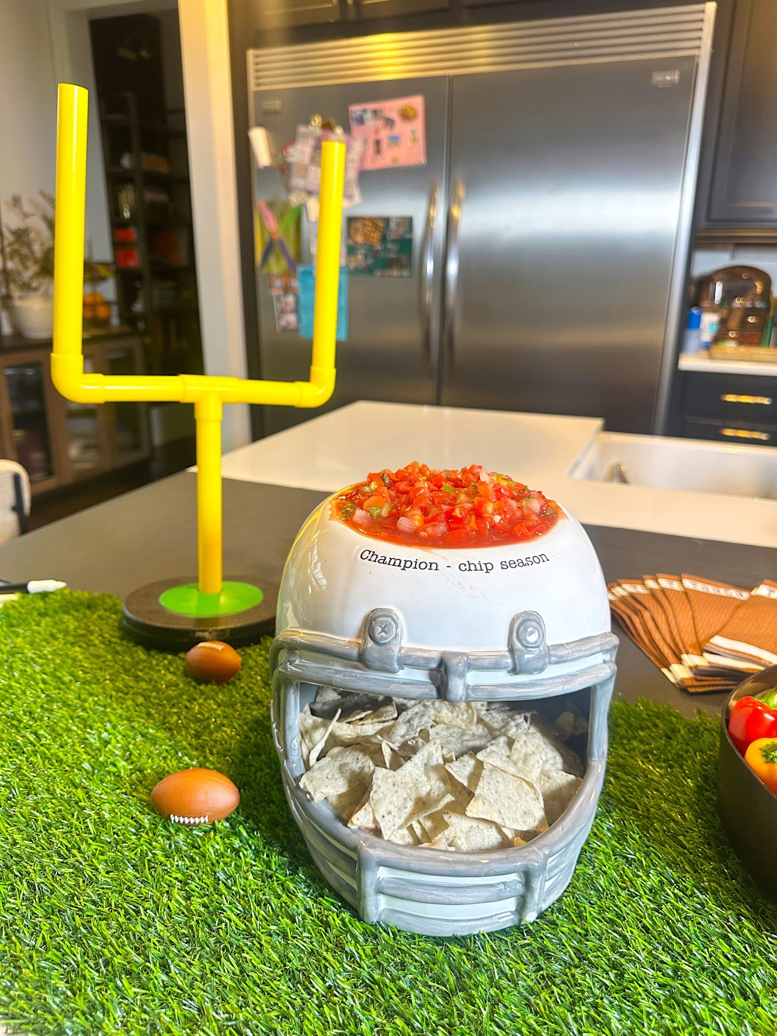 The real MVP of Super Bowl Sunday?

This football helmet dip holder. Practical, cute, and guaranteed to get compliments before kickoff. Linked it plus more fun finds! Grab it now and you can get it before Sunday! 

#superbowlhosting #appetizers #kitchenfinds #amazon #footballparty #footballdecor #gamedayhosting

#LTKHome #LTKSeasonal #LTKfoodie