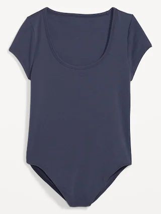 Short-Sleeve Scoop-Neck Bodysuit for Women | Old Navy (US)