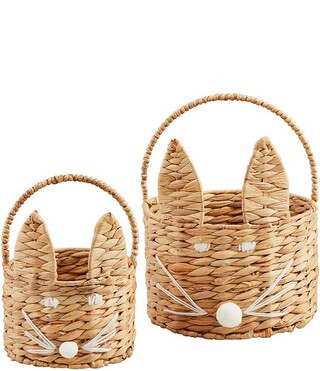 Mud Pie Easter Collection Nested Hyacinth Bunny Easter Baskets, Set of 2 | Dillard's | Dillard's