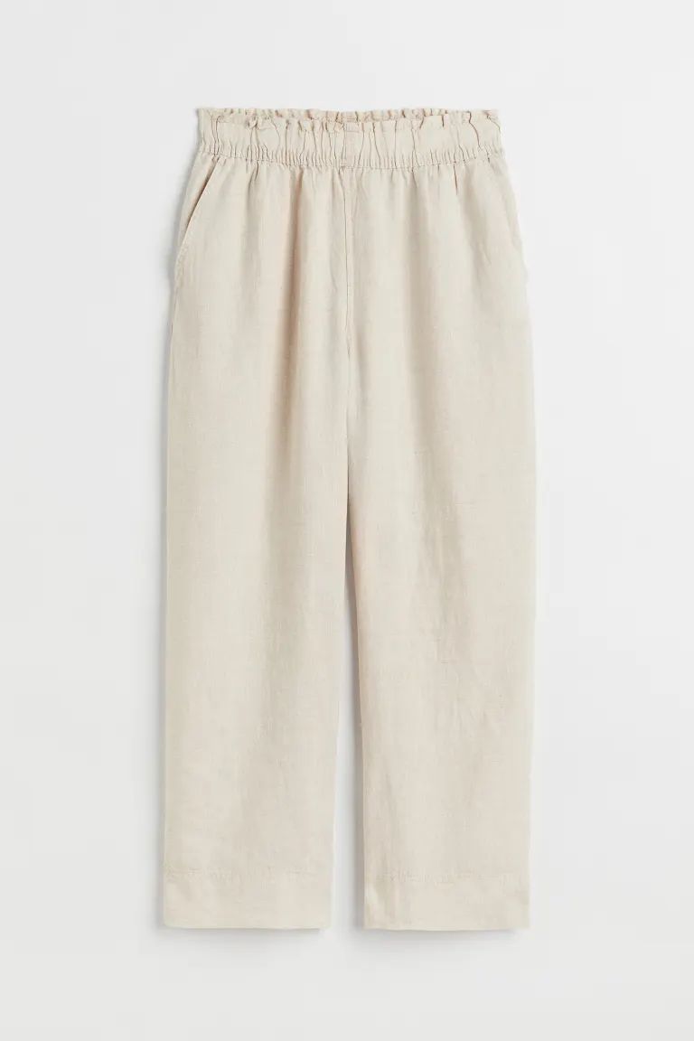 Ankle-length Linen Pants | H&M (US)