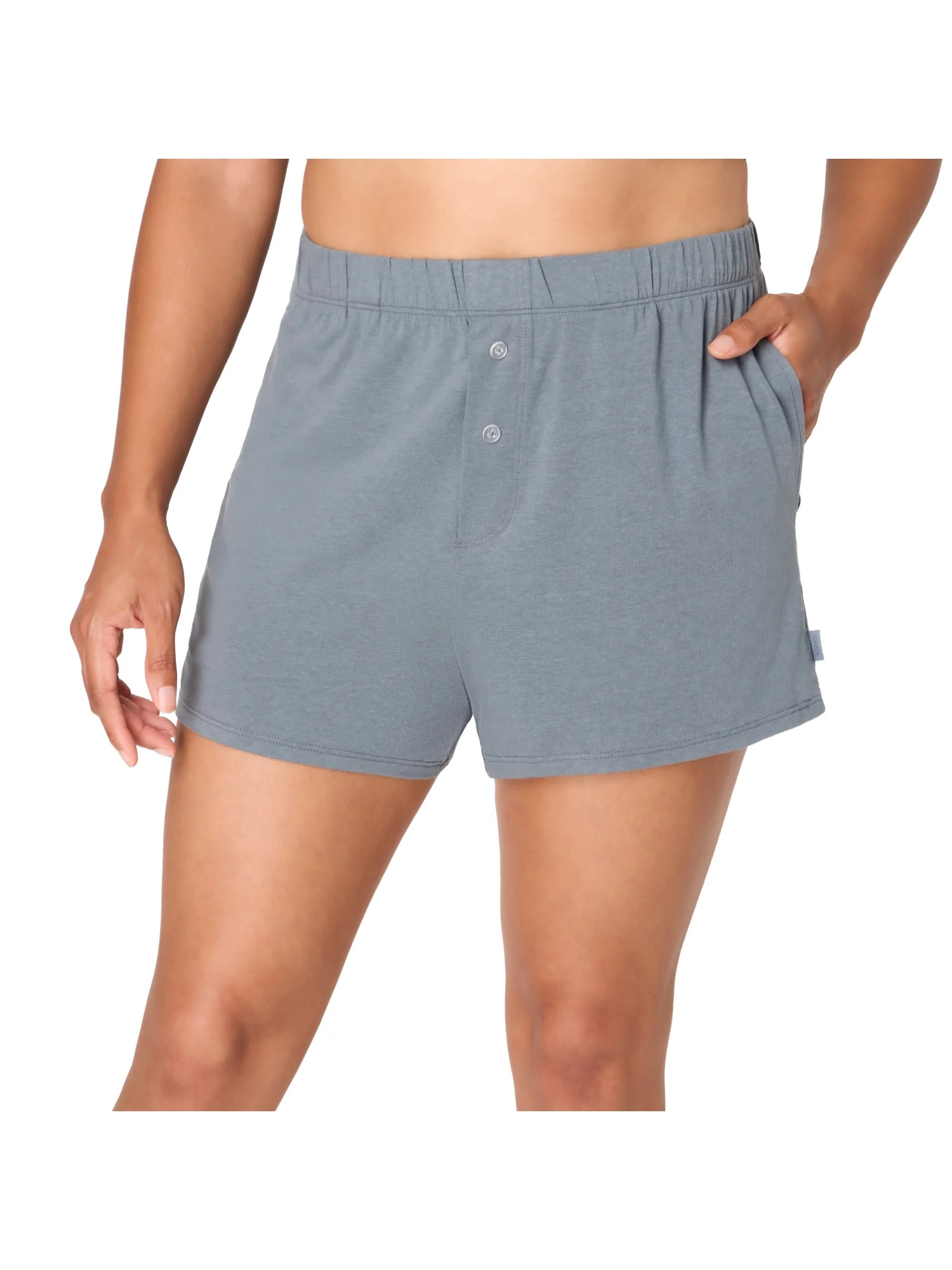 Hanes Originals Women's SuperSoft Comfywear Jersey Sleep Shorts, Sizes S to 2X | Walmart (US)