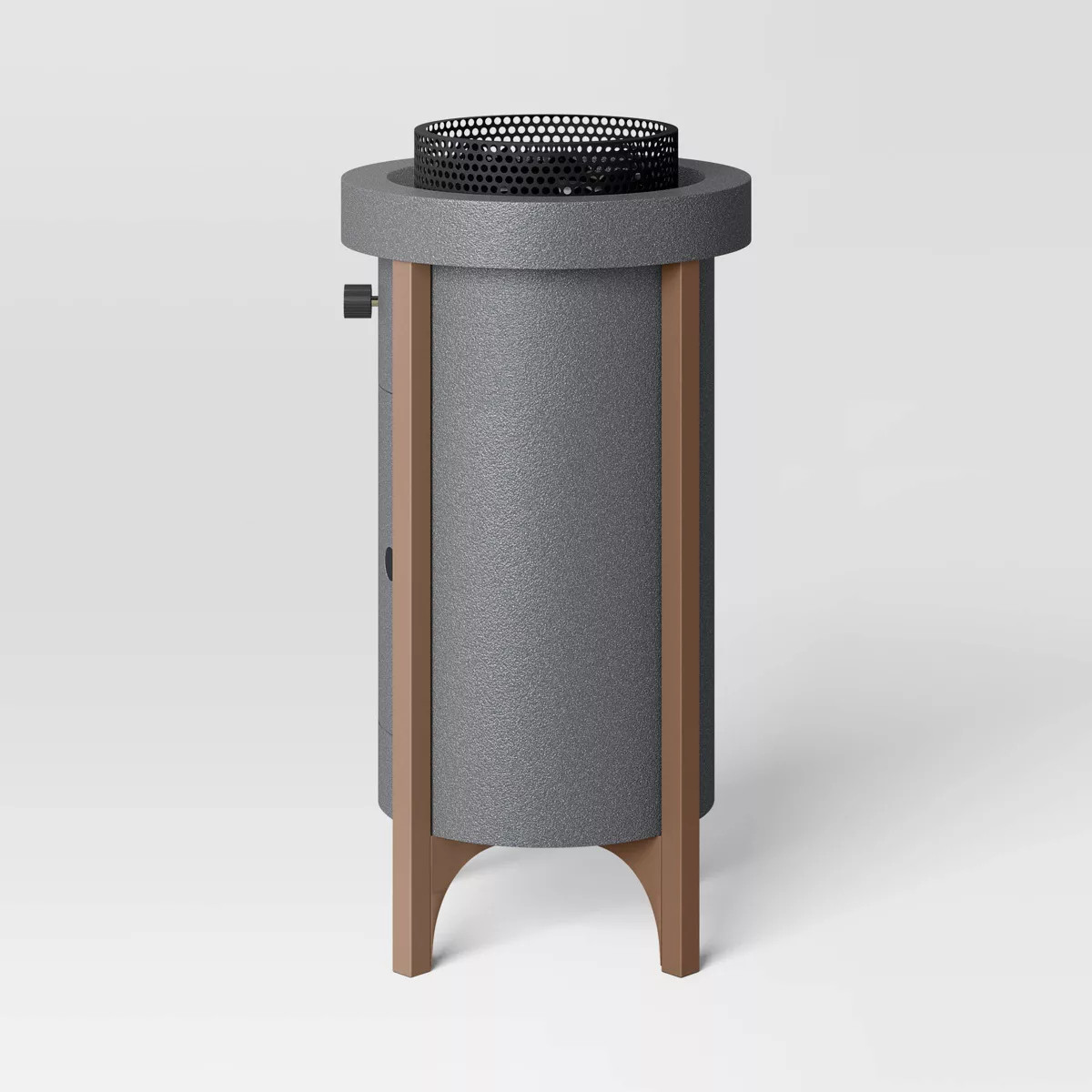 1lb Column Propane Fire Pit Gray - Threshold™ | Target