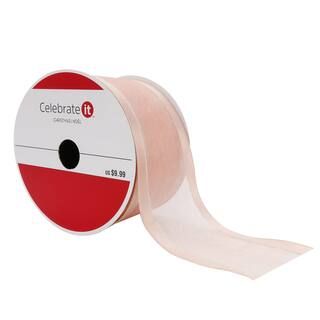 2.5" Sheer Wired Satin Edge Ribbon by Celebrate It™ Christmas | Michaels Stores