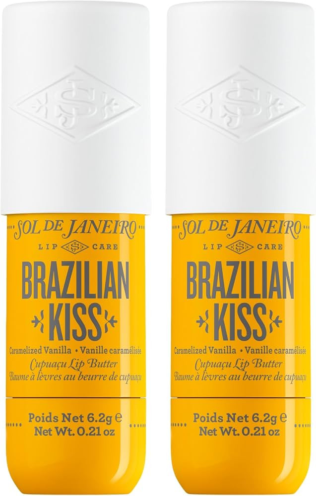 Sol de Janeiro Brazilian Kiss Hydrating Lip Butter Balm | Vanilla Lip Balm | Vegan Formula | Amazon (US)