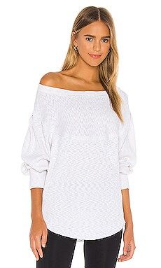 Free People OG Long Sleeve Tee in Ivory from Revolve.com | Revolve Clothing (Global)