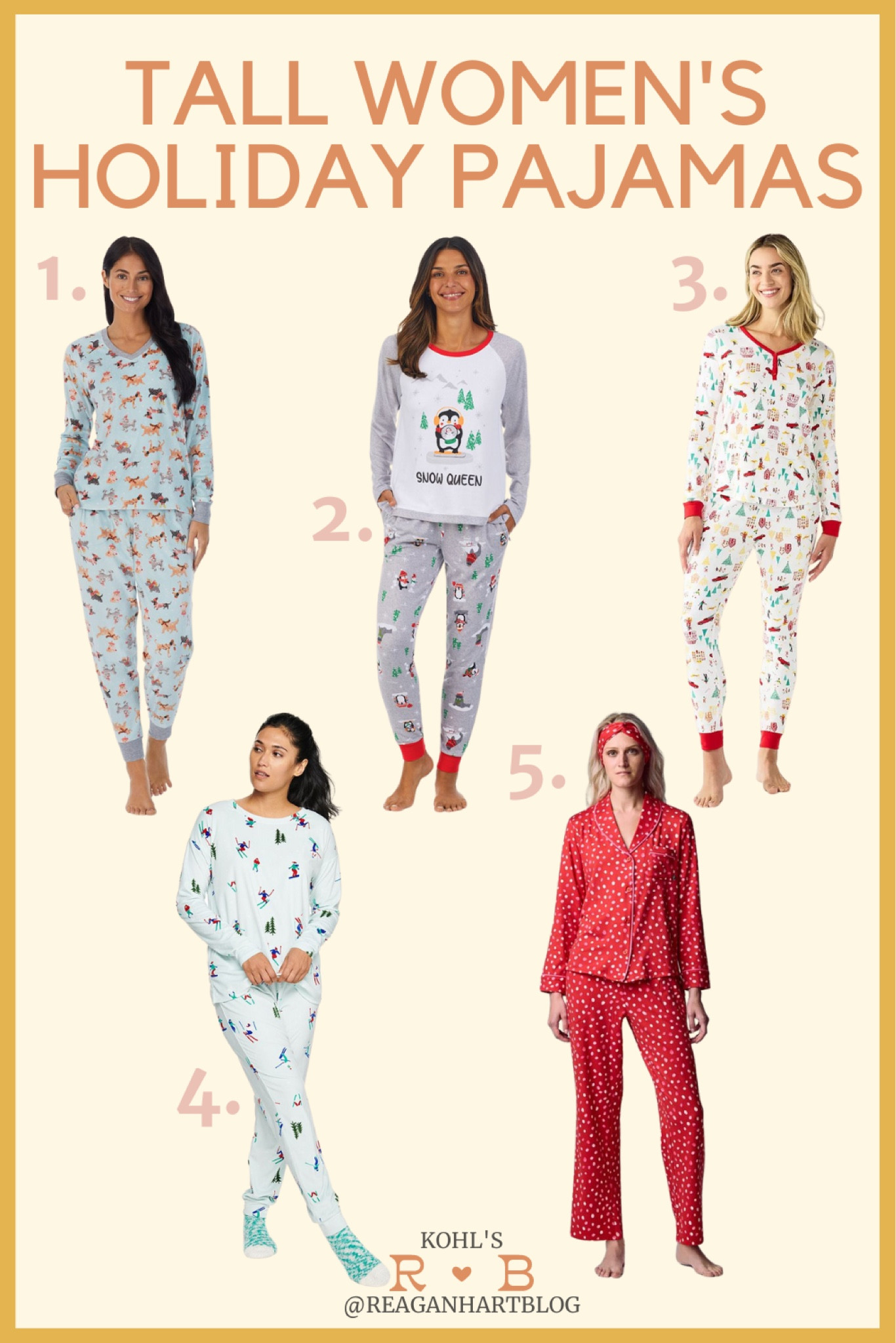 Tall Holiday Pajamas From Kohl’s! 

#LTKHoliday #LTKGiftGuide #LTKSeasonal