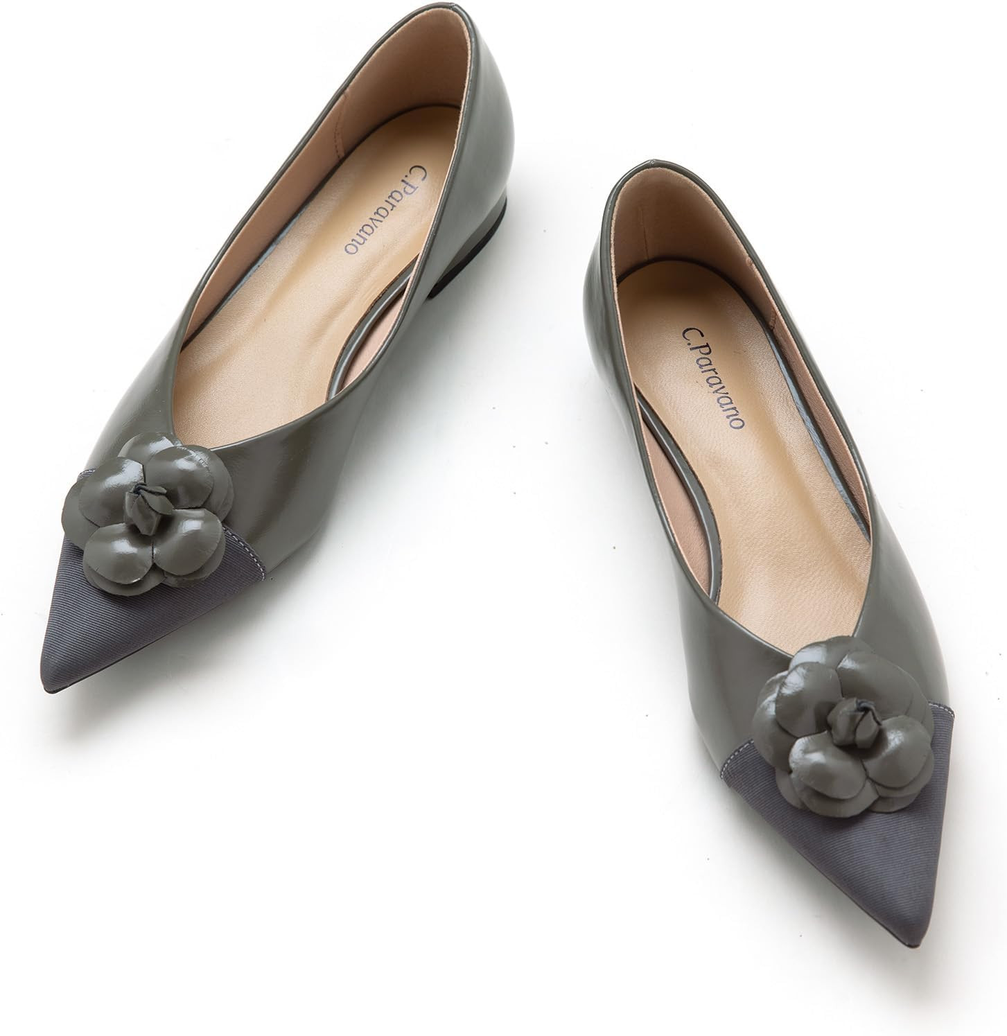 C.Paravano Women’s Flats I Slip on Ballet Flats I Pointed Toe Flats for Women I Two Tone Flats ... | Amazon (US)
