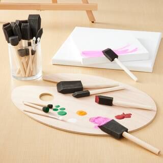 Foam Brush Variety 25 Piece Set by Craft Smart® | Michaels Stores