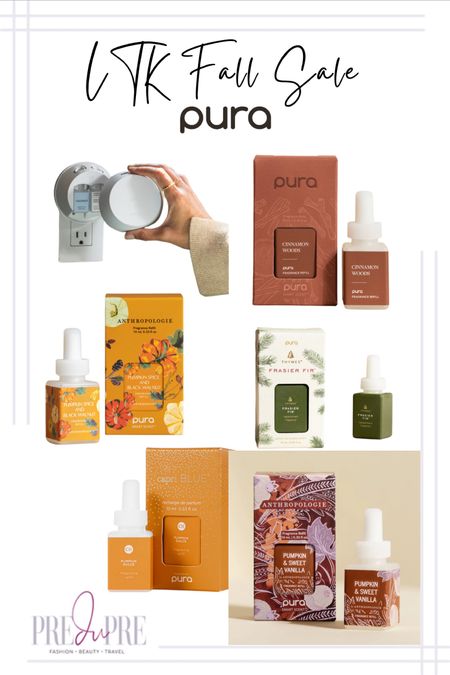 The biggest LTK-exclusive sale of the season is happening soon! LTK Fall Sale is set to happen on Sept 21-24. Get the best deals from 14 brands.

Check these fall essentials you should grab from Pura which will have 25% off sitewide.

home decor, home fragrance, room scent, room decor, room fragrance, fall, christmas, holidays
 

#LTKSeasonal #LTKHoliday #LTKSale