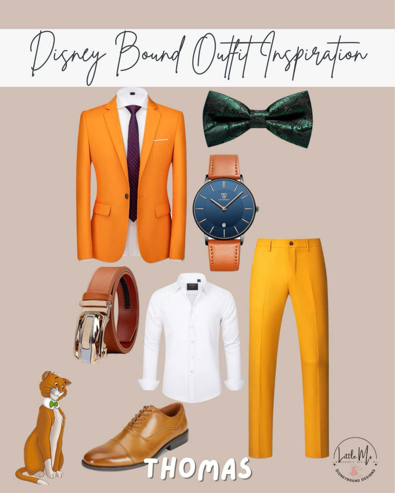 Thomas O’Malley Disney Bound Outfit Inspiration

#LTKMens #LTKStyleTip #LTKWedding