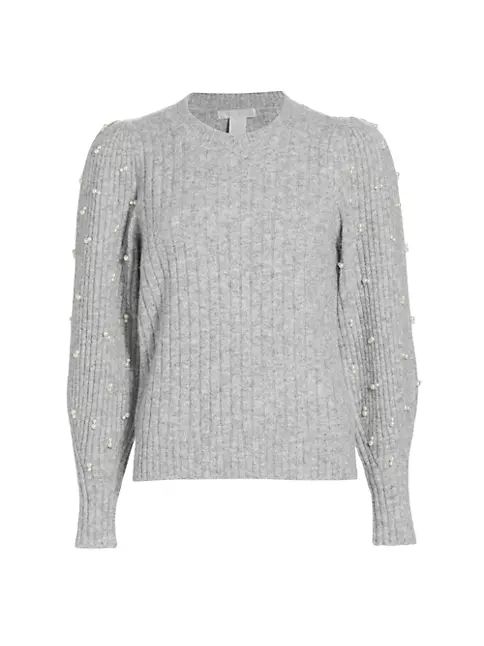 Design History Faux Pearl Sweater | Saks Fifth Avenue