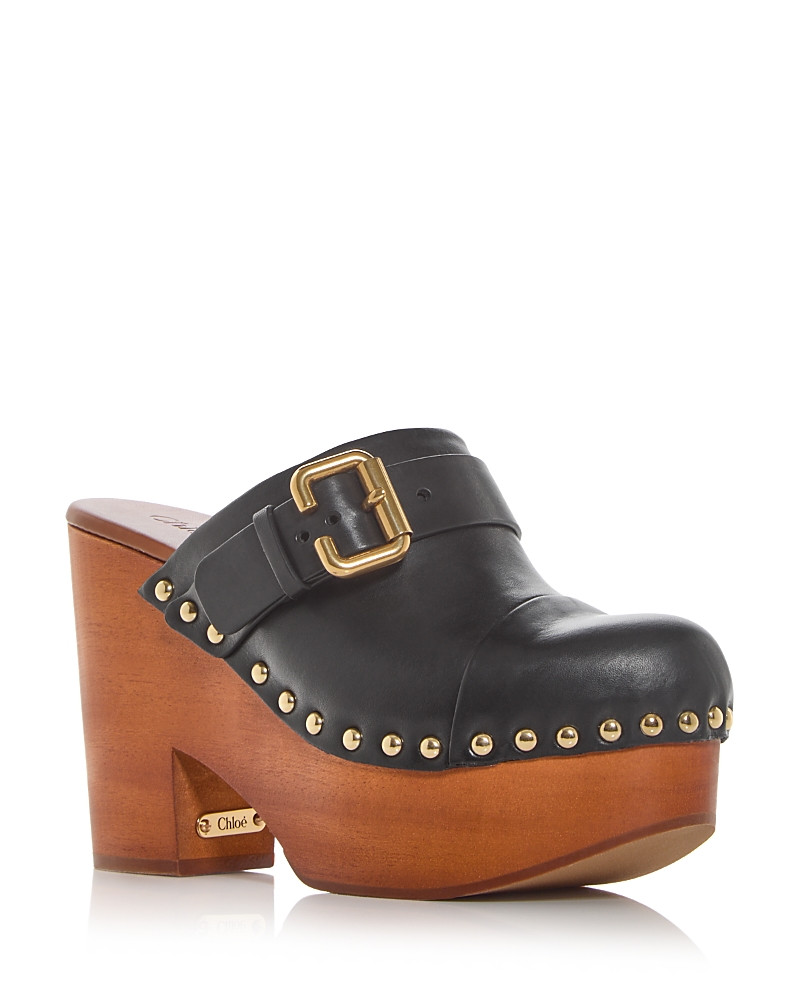 Chloe Women's Jeannette Studded Clogs | Bloomingdale's (US)
