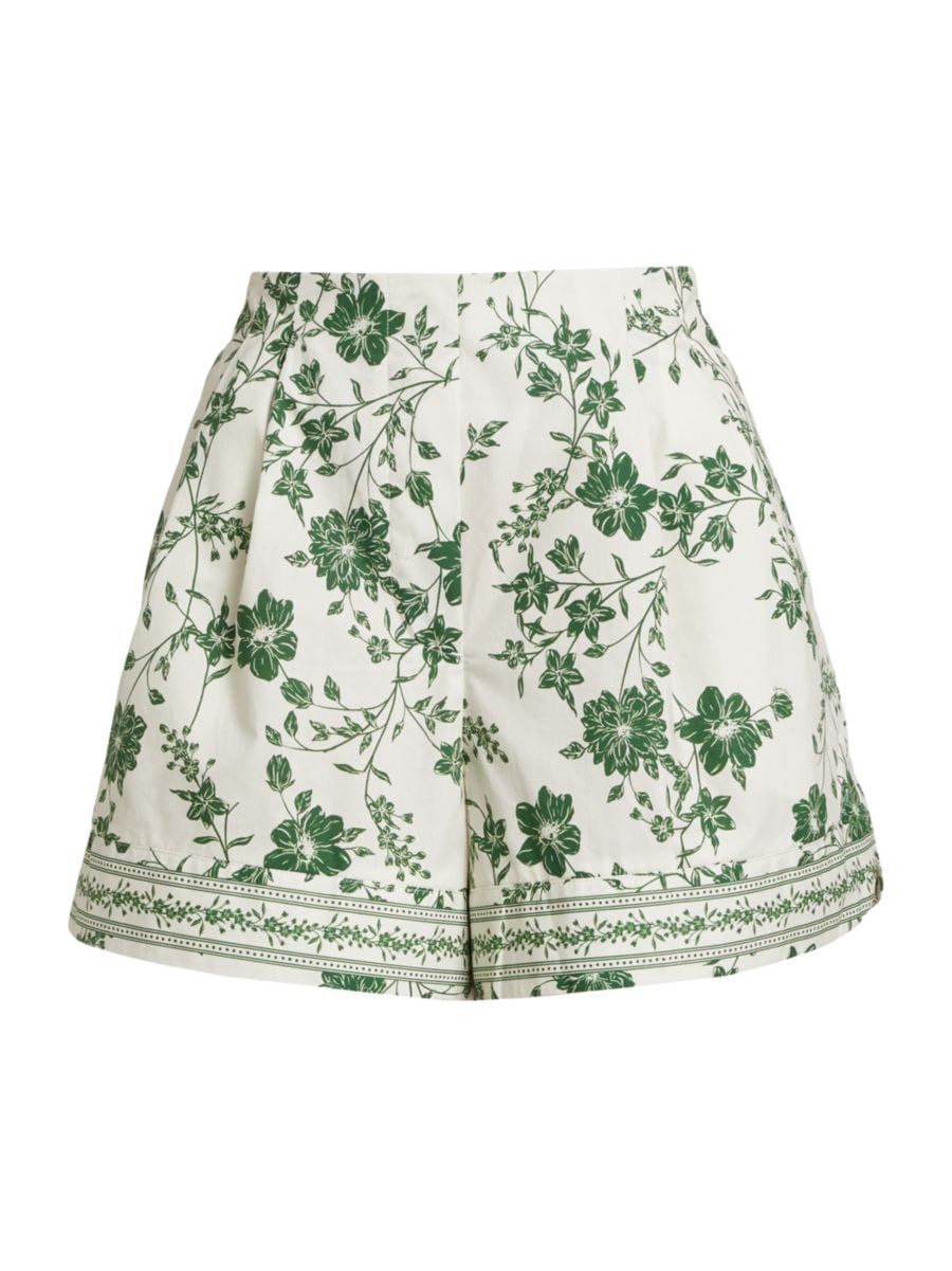Trish Cotton Poplin Shorts | Saks Fifth Avenue