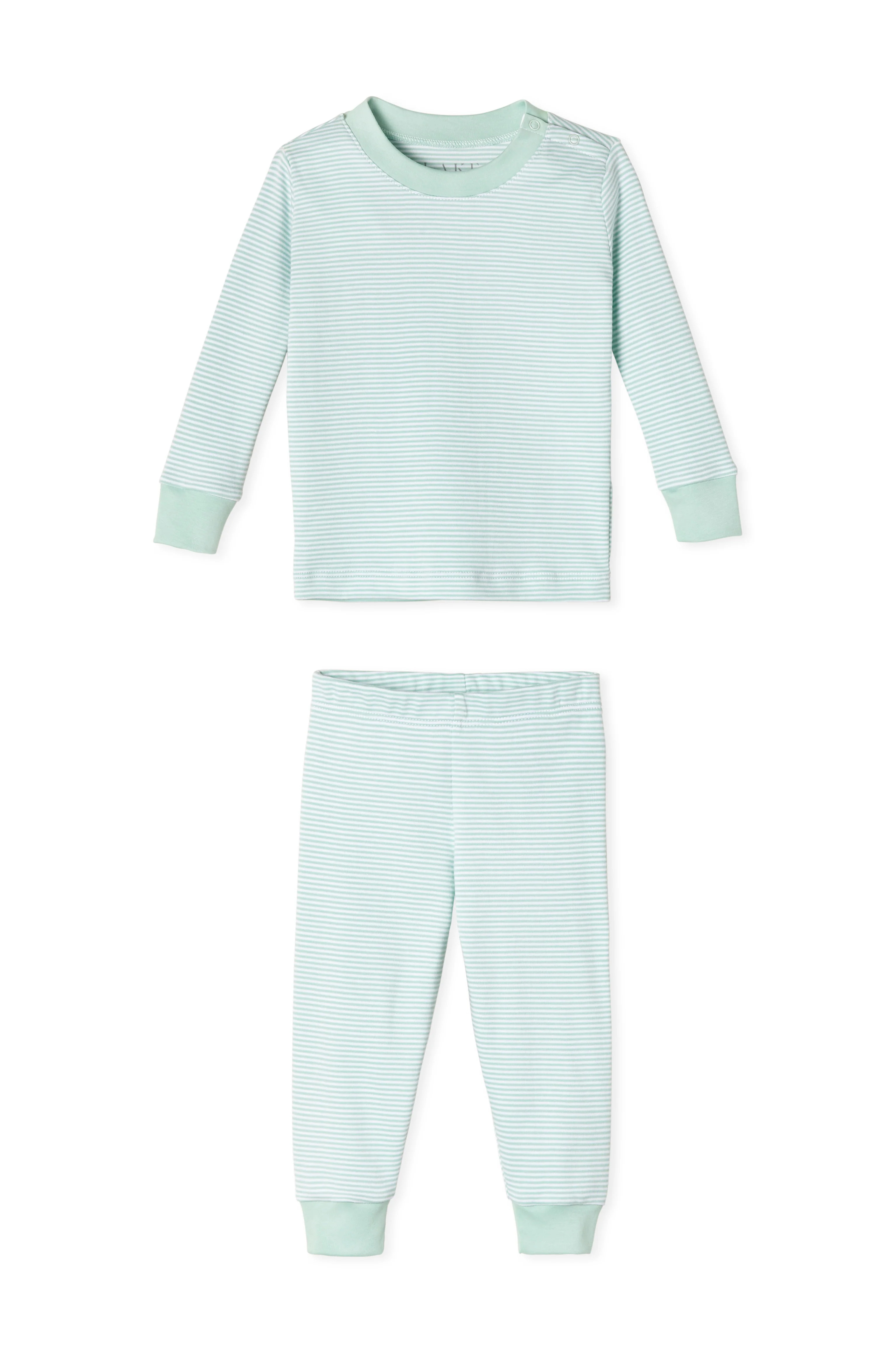 Baby Long-Long Set in Parisian Green | Lake Pajamas