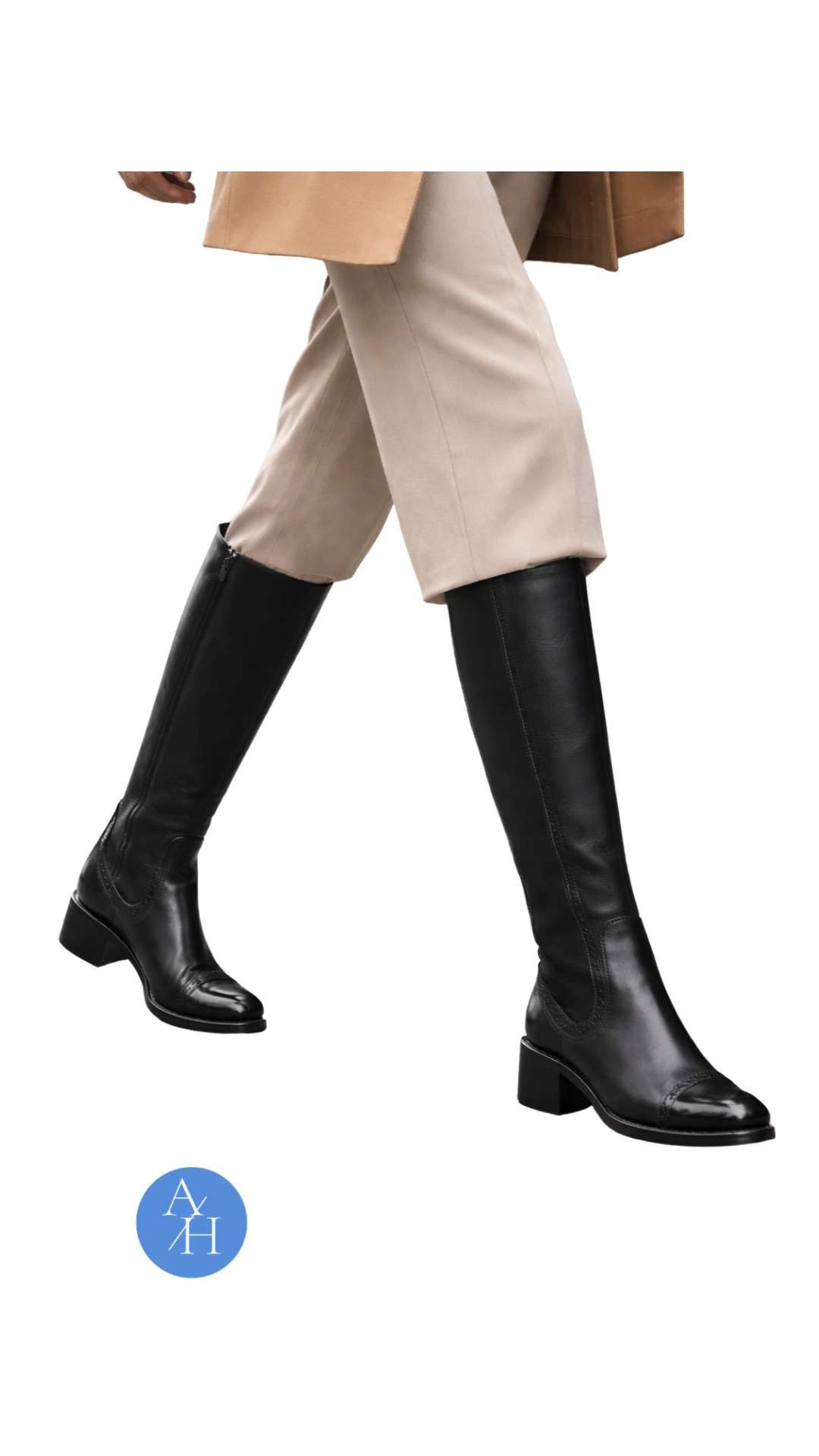A top-selling tall boot that just works. Sleek Italian leather, subtle stretch for a better fit, and a low block heel you can wear all day. Polished but easy—this is the kind of boot you reach for nonstop once fall hits. 

 #LTKootd #LTKOver40