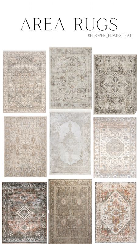 Some of my favorite area rugs. 

#LTKhome