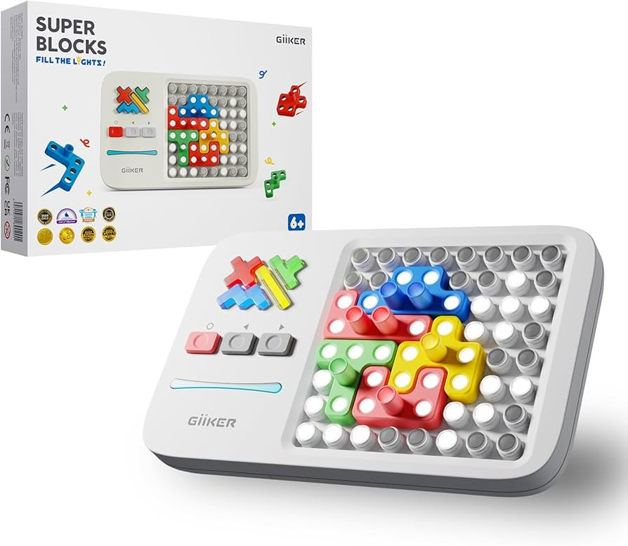 GiiKER Super Blocks STEM Toys – Pattern Matching Puzzle Game with 1000+ Challenges, Brain Tease... | Amazon (US)