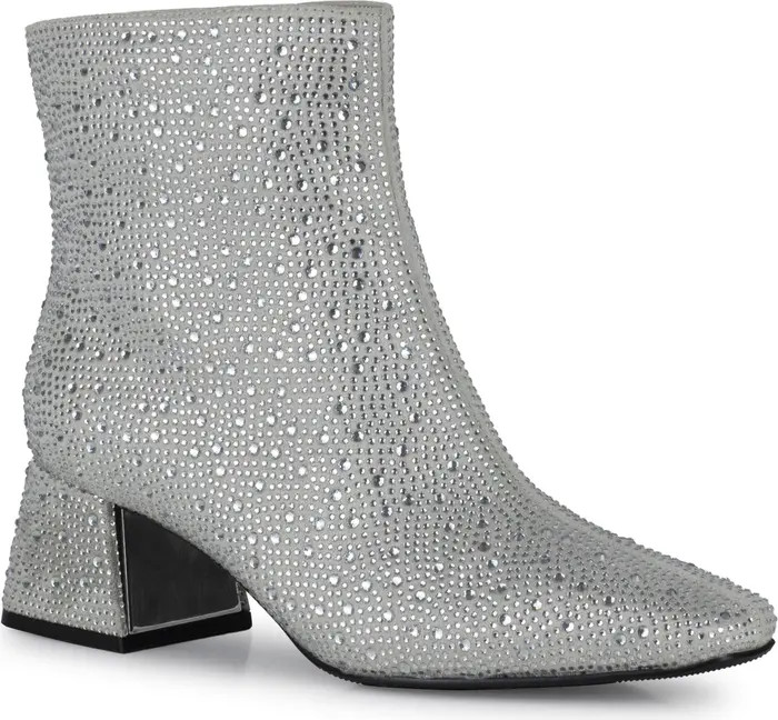 Rhinestone Block Heel  Bootie | Nordstrom