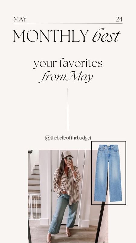 Your favorites from May! Madewell denim jeans that are so flattering! 

#LTKSeasonal #LTKStyleTip