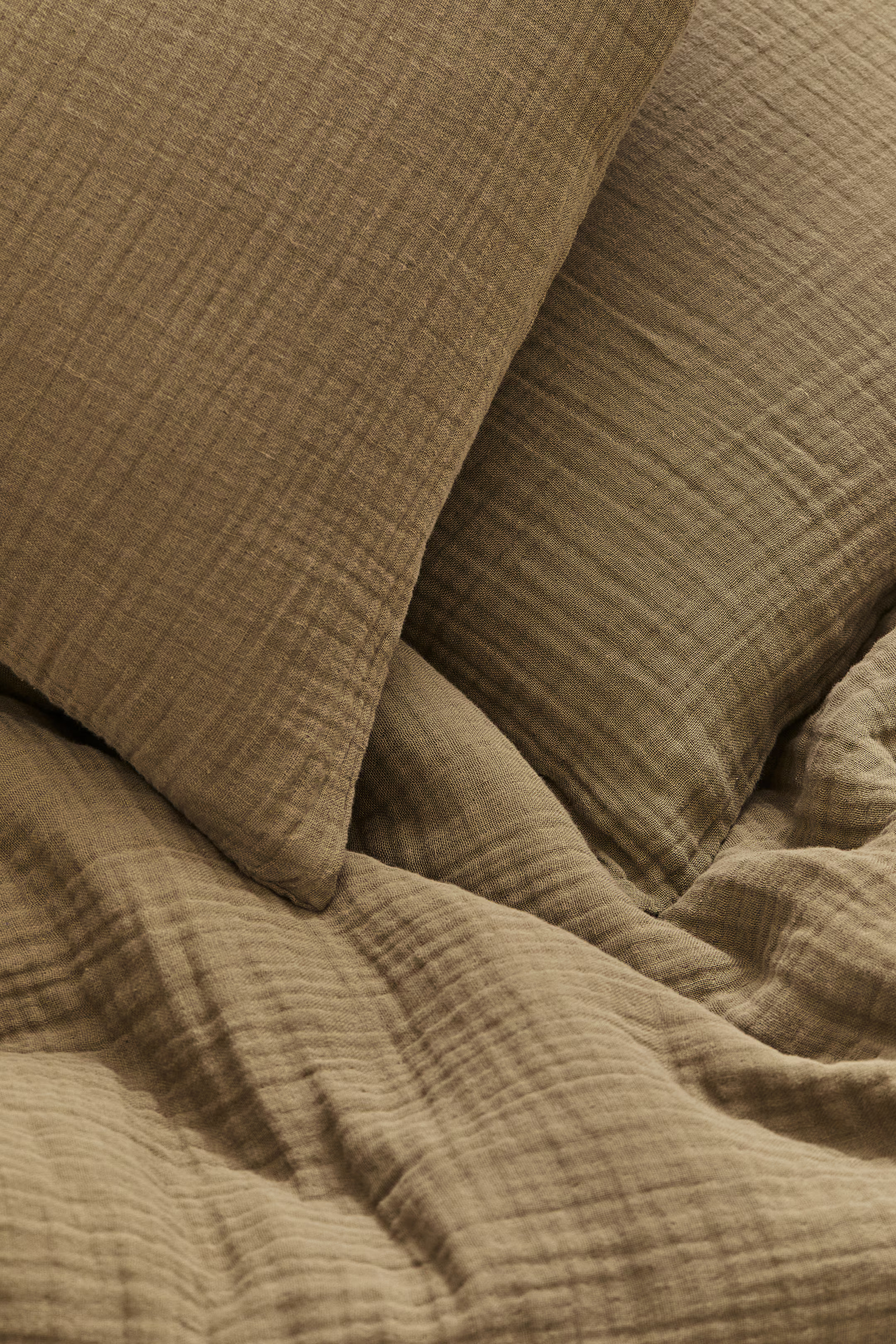 Muslin double/king duvet cover set - White - Home All | H&M GB | H&M (UK, MY, IN, SG, PH, TW, HK)