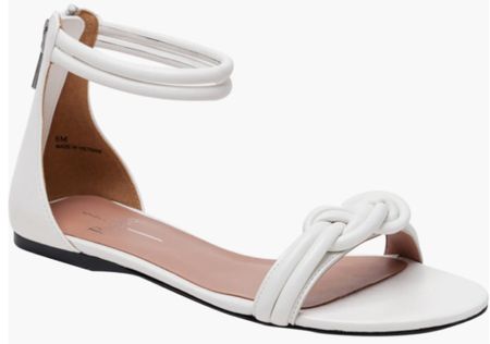 Love these white leather sandals on sale under $100. Also on sale in black and tan. 

#LTKShoeCrush #LTKSaleAlert #LTKFindsUnder100